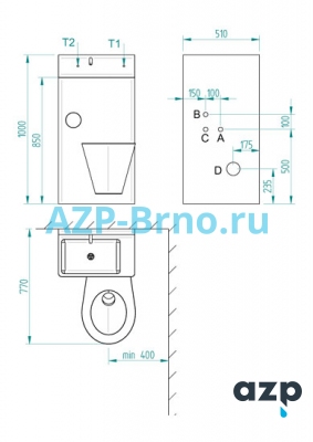 Безопасный нержавеющий комплект унитаз с раковиной и питьевым фонтанчиком BSK 02 AZP Brno Чехия (фото, схема) Безопасный нержавеющий комплект унитаз с раковиной и питьевым фонтанчиком BSK 02 AZP Brno Чехия (фото, схема)